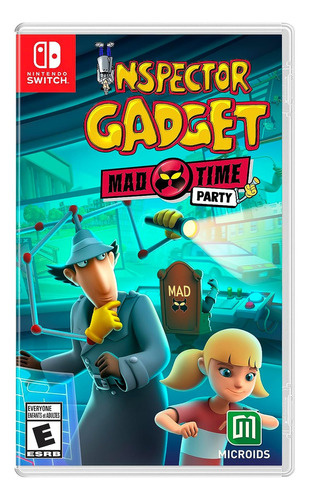 Juego Inspector Gadget Mad Time Party Switch Midia Física