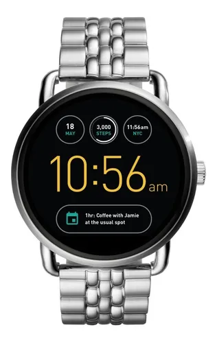 Smartwatch Fossil Wander Ftw2111 Color Plata De