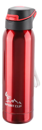 Botella De Acero Inoxidable De 500ml Taza Con Pajita