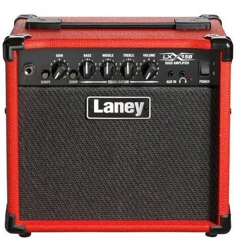 Amplificador Laney De Bajo Lx15b-red Rojo