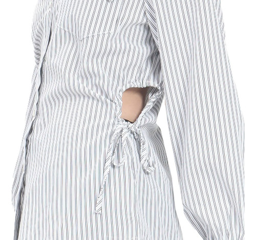 Blusa Para Mujer Long Fit With String At Side Forever 21