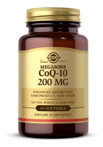 Solgar Megasorb Coq10 200mg 60softgels Sabor Neutro