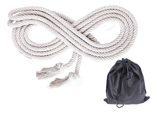 Nico See Wonder Cuerda De Saltar Holandesa Doble De 16 Pies. Color White