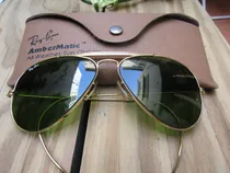 Comprar Ray-ban Aviator Byl Usa 58-14 Bañado Oro Proteccion Uv Outdorssman Oro Verde Botella Oro Oro