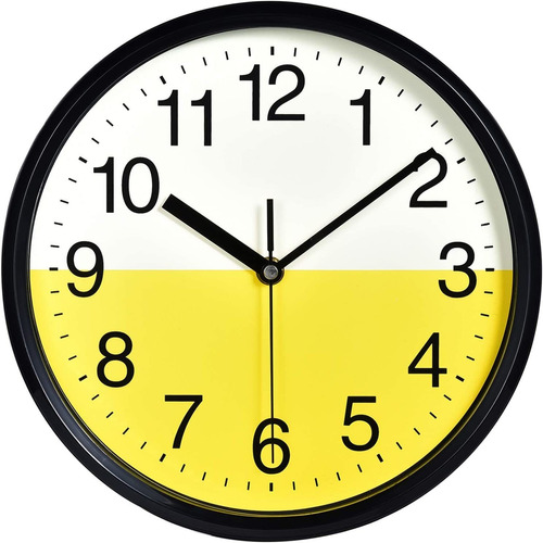 Reloj De Pared 10'' Plumeet Calidad De Cuarzo Decorativos
