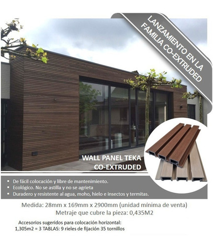 Imagen 6 de 6 de Revestimiento De Pared Pvc Wall Panel Nogal 16,9 Cm