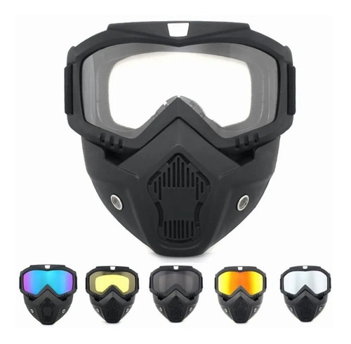 Máscara Goggles Para Motocross Gafas Anti Uv Juego Gotcha