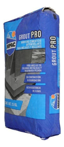 Mortero Autonivelante Impac Grout Pro 25 Kg