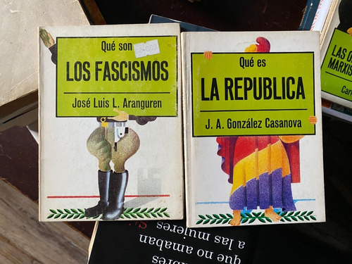 2 Libros Qué Es: Los Fascismos Y La República   A8