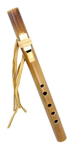 Imagen 1 de 4 de Flauta Nativa Americana Profesional En Sol Quena Bambu