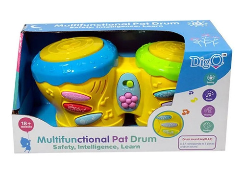 Tambor Musical Infantil Con Sonido Playking