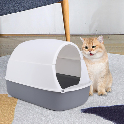 Cw Caja De Arena Para Gatos Con Capucha Y Tapa, Orinal