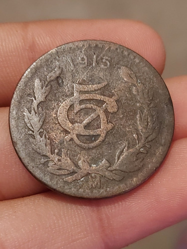 Moneda De 5 Centavos 1915