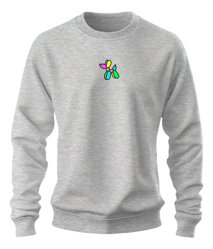 Sudadera Sweater Bordada Figura De Globo De Un Perro Cool
