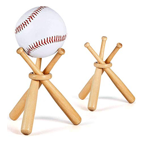 Vankcp 2 Set Baseball Stand Display Holder Baseball Bat Hold