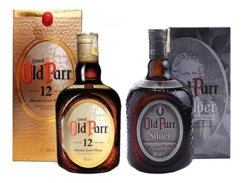 Kit Whisky ( Grand Old Parr 1l + Old Parr Silver 1l )