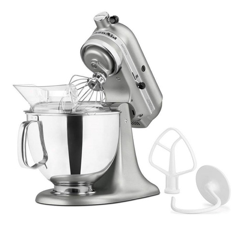 Batidora Kitchenaid 4,8 Lts Silver Rksm150psrcu Frecuencia 50 Hz x 60 Hz