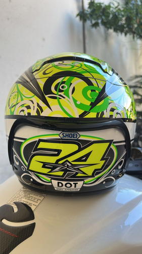 Casco Shoei Tony Elías De Carbono Original Japón, Excelente! Negro Sergeant L (Usado)
