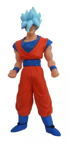 Goku Blue Dragon Ball Z Boneco Collection Grande 26cm Caixa