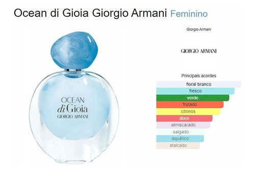 Perfume Ocean Di Gioia Giorgio Armani Edp 100ml - Original