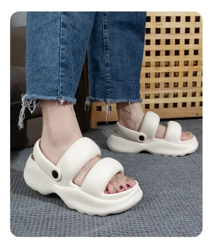 Sandalias De Playa Con Plataforma De Verano Para Mujer