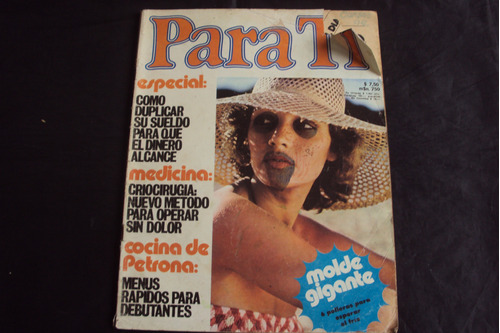 Revista Para Ti # 2747 (3/3/1975) Cocina De Petrona