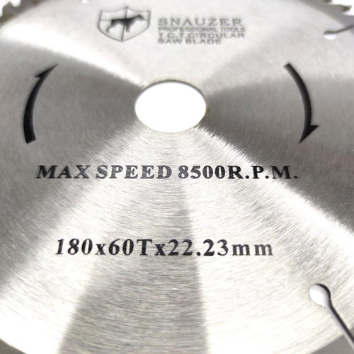 Circular De Vídea 180mm 60 Dentes