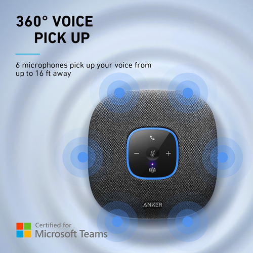 Altavoz Anker Powerconf S3, 6 Micrófonos, Bluetooth 5.3