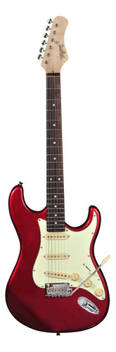 Guitarra elétrica Tagima Classic Series T-635 Classic de  amieiro fiesta red com diapasão de madeira técnica