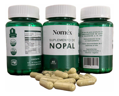 Suplemento De Nopal Nomex