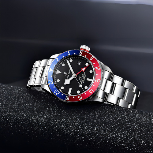 Relojes Mecánicos Pagani Design New Bb58 Para Hombre Nh35 Color De La Correa Plateado Color Del Bisel Plateado Color Del Fondo Azul