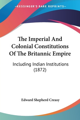 Libro The Imperial And Colonial Constitutions Of The Brit...