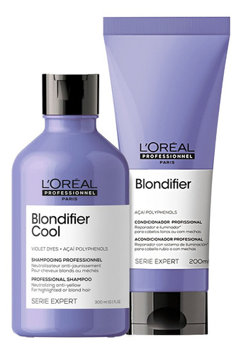 Loreal Shampoo Blondifier Cool 300ml + Cond Blondifier 200ml