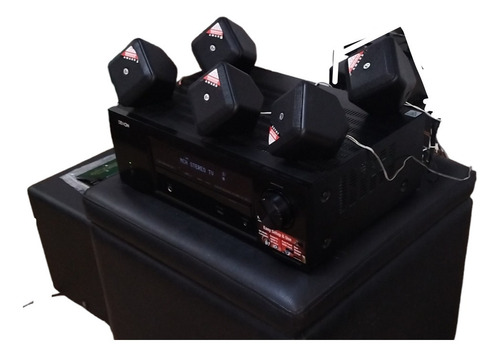 Imagen 9 de 10 de Denon Avr-e200 D 5.1 Canales 3d Pass Through Teatro En Casa