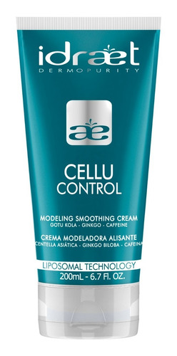 Crema Anticelulítica Alisante Idraet Cellu Control 200ml