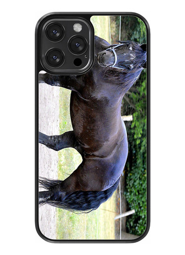 Funda Diseño Para Motorola Perfil De Caballos  #5