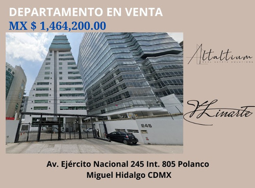 Departamento En Venta En Av. Ejercito Nacional Cdmx I Vl11-za-122