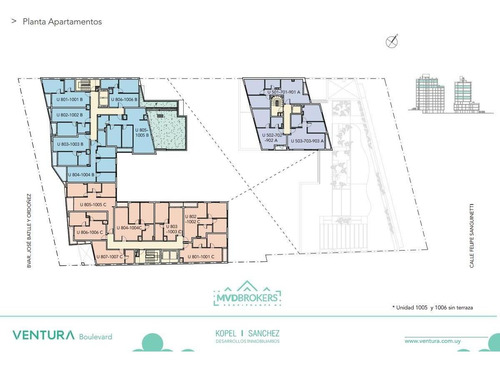 Imagen 28 de 30 de Alquiler Apartamento - La Blanqueada - 1 Dormitorio - A Estrenar