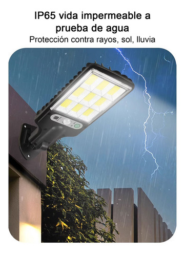 Luz Solar Mazorca Al Aire Libre Super Brillante Lám 3 Modos