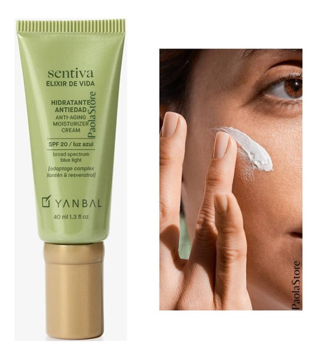 Sentiva Elixir De Vida Hidratante Antiedad Spf20 40g Yanbal