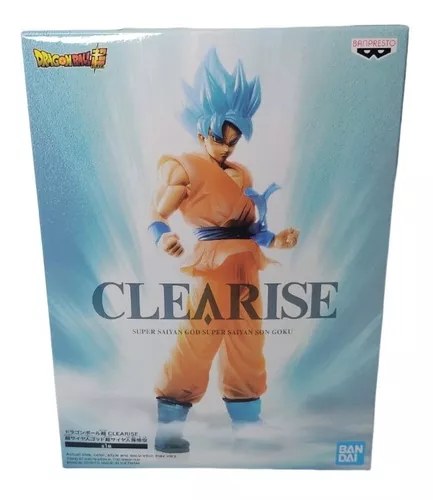 Boneco Dragon Ball Super Son Goku Super Saiyajin God Clearise