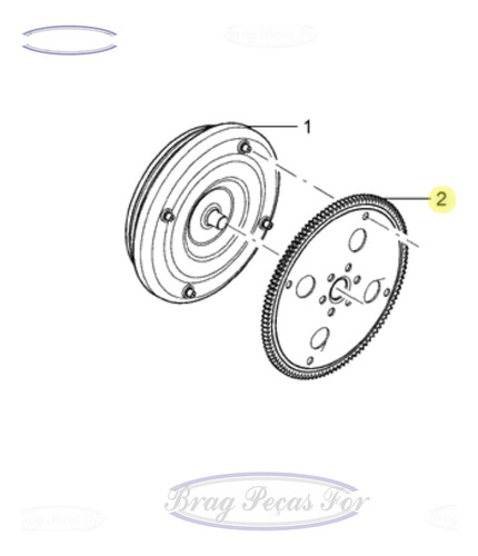 Volante Motor Cremalheira Ecosport 2017 A 2021 - 2.0 Duratec