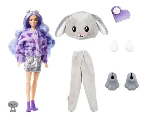 Mattel Barbie Cutie Reveal Serie Animales de la Jungla Muñeca