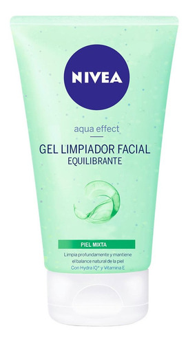 Gel Nivea Limpiador Facial Equilibrante Piel Mixta A Grasa  