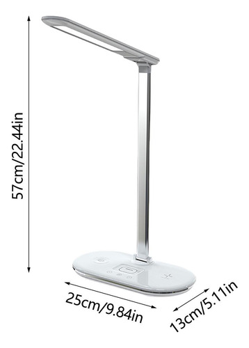 Lámpara De Escritorio Regulable Lámpara De Mesa Con Cargador