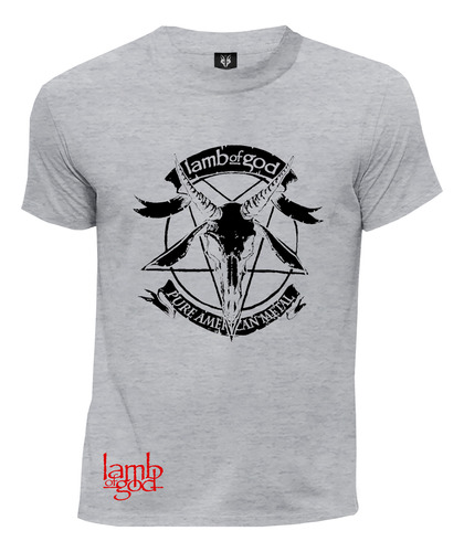 Camiseta Rock Thrash Metal American Lamb Of God