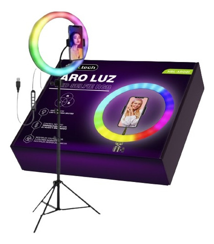 Aro De Luz Led Rgb + Tripode Hbl-tech