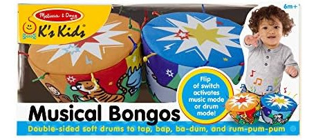 Bateria De BongĂŽ Infantil Melissa & Doug Ks Instrumento Musi