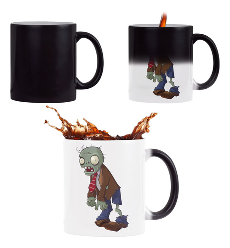 Taza Mágica Regular Zombie Plantas Vs Zombies