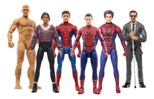 Spider-man: No Way Home Marvel Legends 6 Figuras 